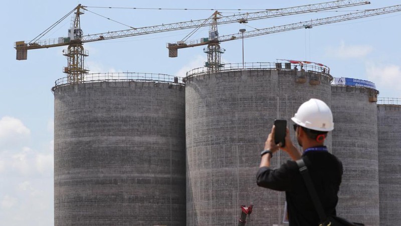 Smelter Alumina di Mempawah, Kalimantan Barat. (Dok. MIND ID)
