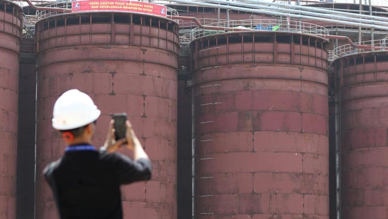 Smelter Alumina di Mempawah, Kalimantan Barat. (Dok. MIND ID)