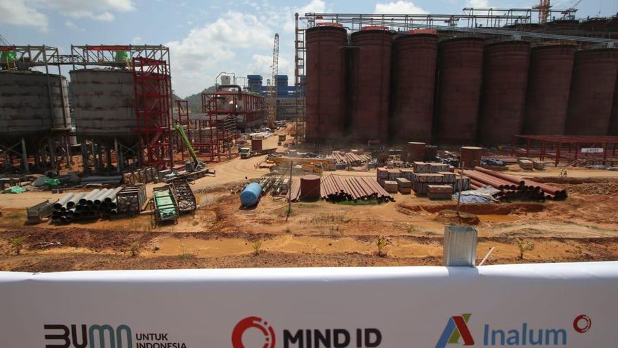 Smelter Alumina di Mempawah, Kalimantan Barat. (Dok. MIND ID)