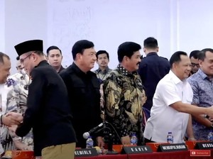 Hadi, Tito, hingga BG Hadiri Pengumuman Hasil Pemilu 2024 di KPU