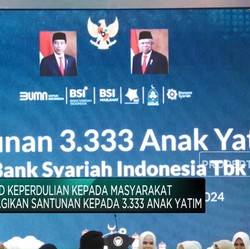 Video: Wujud Kontribusi Nyata, BSI Beri Santunan Pada 3.333 Anak Yatim