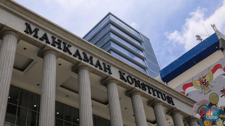 Gedung Mahkamah Konstitusi RI. (CNBC Indonesia/Faisal Rahman)