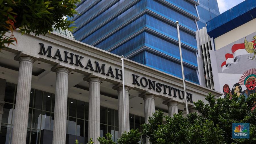 Gedung Mahkamah Konstitusi RI. (CNBC Indonesia/Faisal Rahman)