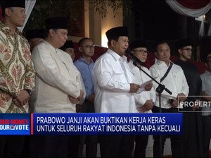 Video: Menang Pilpres, Prabowo Janji Rangkul Pendukung Paslon 1 dan 3