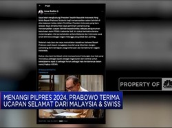 Video: Prabowo Terima Ucapan Selamat Dari Malaysia & Swiss