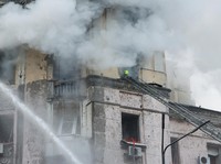 Pasca Moskow Diserang, Rusia Bombardir Kyiv-Tembus Langit Polandia