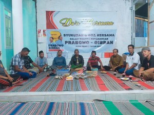 Prabowo-Gibran Menang, Sejumlah Warga di Pacitan Gelar Doa Bersama