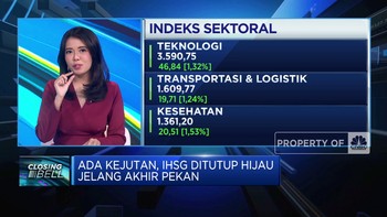 Video: Ada Kejutan, IHSG Ditutup Hijau Jelang Akhir Pekan