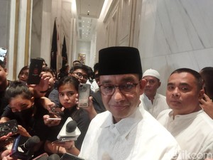 Respons Santai Anies soal Pertemuan Prabowo dan Surya Paloh