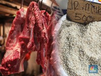 Harga Beras Hari Ini Naik Lagi, Daging Sapi di Jakarta Meroket