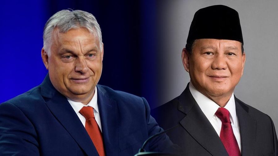 Foto Kolase Prabowo Subianto dan Perdana Menteri Hongaria Viktor Orban. (Instagram @prabowo dan AP Photo)