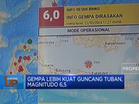 Video: Penampakan Bangunan Rusak Akibat Gempa Tuban Magnitudo 6,5