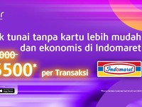 Mantap! KBstar Kini Bisa Tarik Tunai Tanpa Kartu di Gerai Indomaret