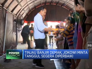 Video: Kunjungi Korban Banjir Demak, Jokowi Berjanji Perbaiki Tanggul