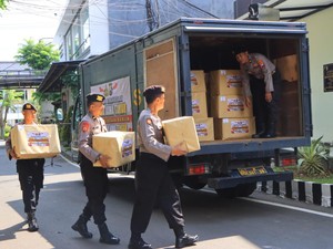 Polisi Tuban Kirim Bantuan untuk Korban Banjir Demak