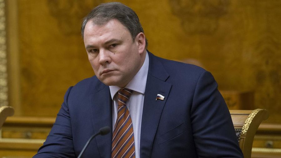 Pyotr Tolstoy. (AP Photo/Alexander Zemlianichenko)