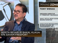 Video: Revisi Aturan Izin Tambang, RI Bisa Kuasai 61% Saham Freeport