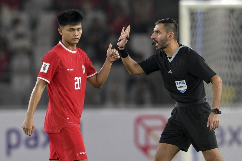 Timnas Indonesia berhasil meraih kemenangan 1-0 atas Vietnam pada lanjutan Kualifikasi Piala Dunia 2026 yang berlangsung di Stadion Utama Gelora Bung Karno (SUGBK), Senayan, Jakarta pada Kamis (21/3/2024) malam. (BAY ISMOYO / AFP)
