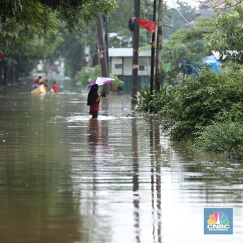 Jalur Penghubung Tangerang-Jakarta Terputus Gara-gara Banjir Hari ini