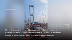 Video: Gempa Tuban M 6,5 Akibatkan Jembatan Suramadu Bergoyang