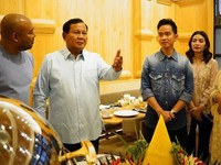 Prabowo, Titiek, Gibran dan Silvi Rayakan Ultah Didit Hediprasetyo