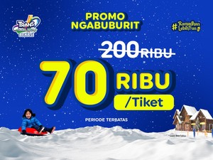Ide Ngabuburit di Bekasi, Ada Promo Main Salju di Trans Snow World Bekasi!