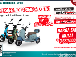 Cuma di Transmart Full Day Sale! Beli Sepeda Listrik Diskon Rp 2,7 Jutaan