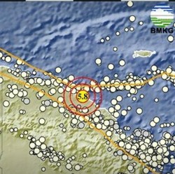 Breaking News: Gempa Bumi Lagi, Guncang Papua Magnitudo 5,8