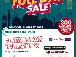 Buruan ke Transmart Full Day Sale, Kasur Empuk Dijual Rp 200 Ribuan