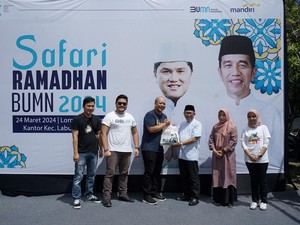 Bank Mandiri Gelar Pasar Murah 1.000 Paket Sembako di Safari Ramadan BUMN