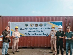 Bea Cukai Tanjungpinang Kawal UMKM Ekspor 13 Ton Cangkang Keong ke Vietnam
