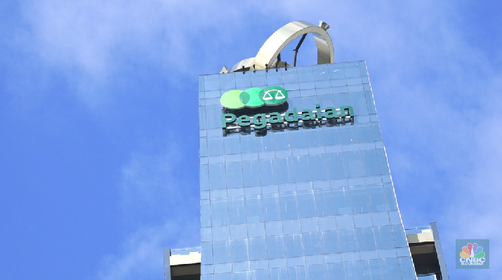 Gedung Pegadaian. (CNBC Indonesia TV)