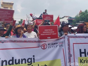 Bantah Ketua Adat Simalungun Kuasai Lahan TPL, Massa: TPL yang Mencuri