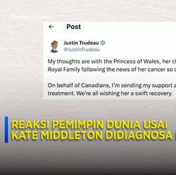 Video: Kate Middleton Didiagnosa Kanker, Begini Reaksi Pemimpin Dunia