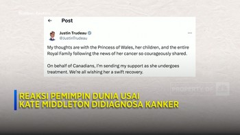 Video: Kate Middleton Didiagnosa Kanker, Begini Reaksi Pemimpin Dunia