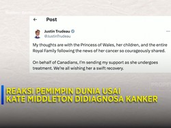 Video: Kate Middleton Didiagnosa Kanker, Begini Reaksi Pemimpin Dunia