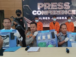 Polres Jembrana Tangkap Pemasok Sabu ke Rutan Negara