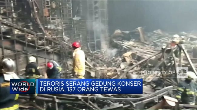 Video: Teroris Serang Gedung Konser Di Rusia, 137 Orang Tewas