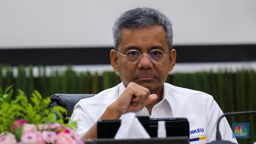 Wakil Menteri Keuangan, Suahasil Nazara saat konferensi pers APBN KiTa di kantor Kementerian Keuangan, Jakarta, Senin (25/3/2022). (²©²ÊÍøÕ¾/Faisal Rahman)