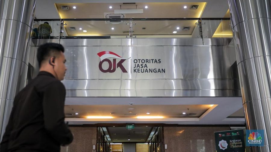 Ilustrasi OJK (վ/Faisal Rahman)