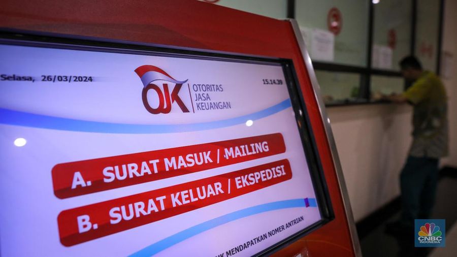 Ilustrasi OJK (CNBC Indonesia/Faisal Rahman)