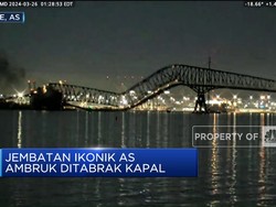 Video: Jembatan Ikonik AS Ambruk Ditabrak Kapal