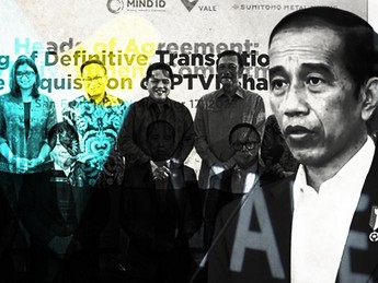Lika-Liku Perjalanan RI Resmi Kuasai 54,6% Saham Vale
