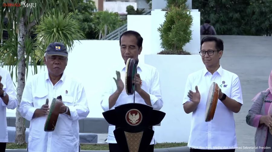 Presiden Jokowi Resmikan Gedung Anutapura Medical Center RSUD Anutapura, Palu, 26 Maret 2024