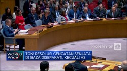 Video: Detik-detik PBB Ketok Resolusi Genjatan Senjata di Gaza