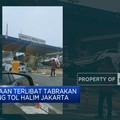 Video: 7 Kendaraan Terlibat Tabrakan Beruntun di Gerbang Tol Halim