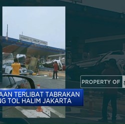 Video: 7 Kendaraan Terlibat Tabrakan Beruntun di Gerbang Tol Halim