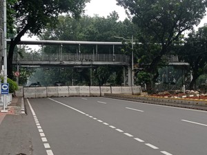 Ada Sidang Sengketa Pilpres di MK, Jalan Medan Merdeka Barat Ditutup