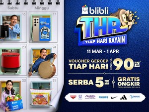 Blibli Gelar Promo THR Ramadan, Diskon 90% Hingga Cashback Rp 500 Ribu