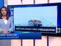 Video: Jembatan Baltimore Ambruk Hingga Mudik Jakarta-Malang Full Tol